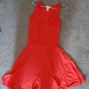 Like new stretchy dress with flattering ruching